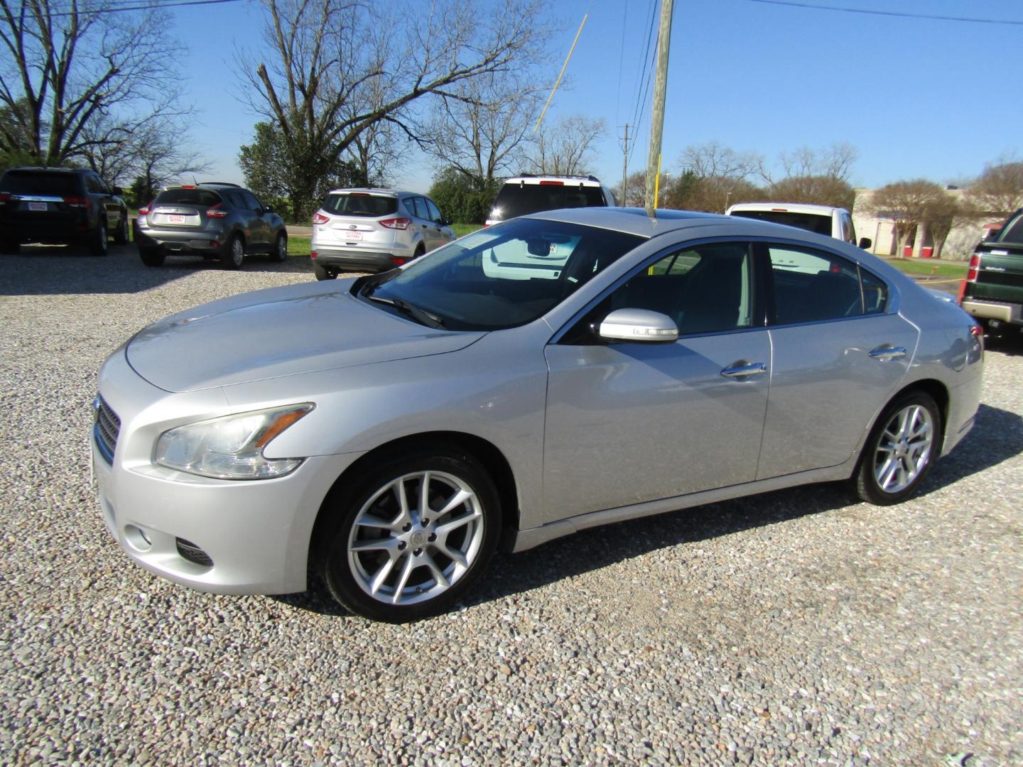 2011 Silver /Gray Nissan Maxima S (1N4AA5AP1BC) with an 3.5L V6 DOHC 24V engine, Automatic transmission, located at 15016 S Hwy 231, Midland City, AL, 36350, (334) 983-3001, 31.306210, -85.495277 - Photo#2